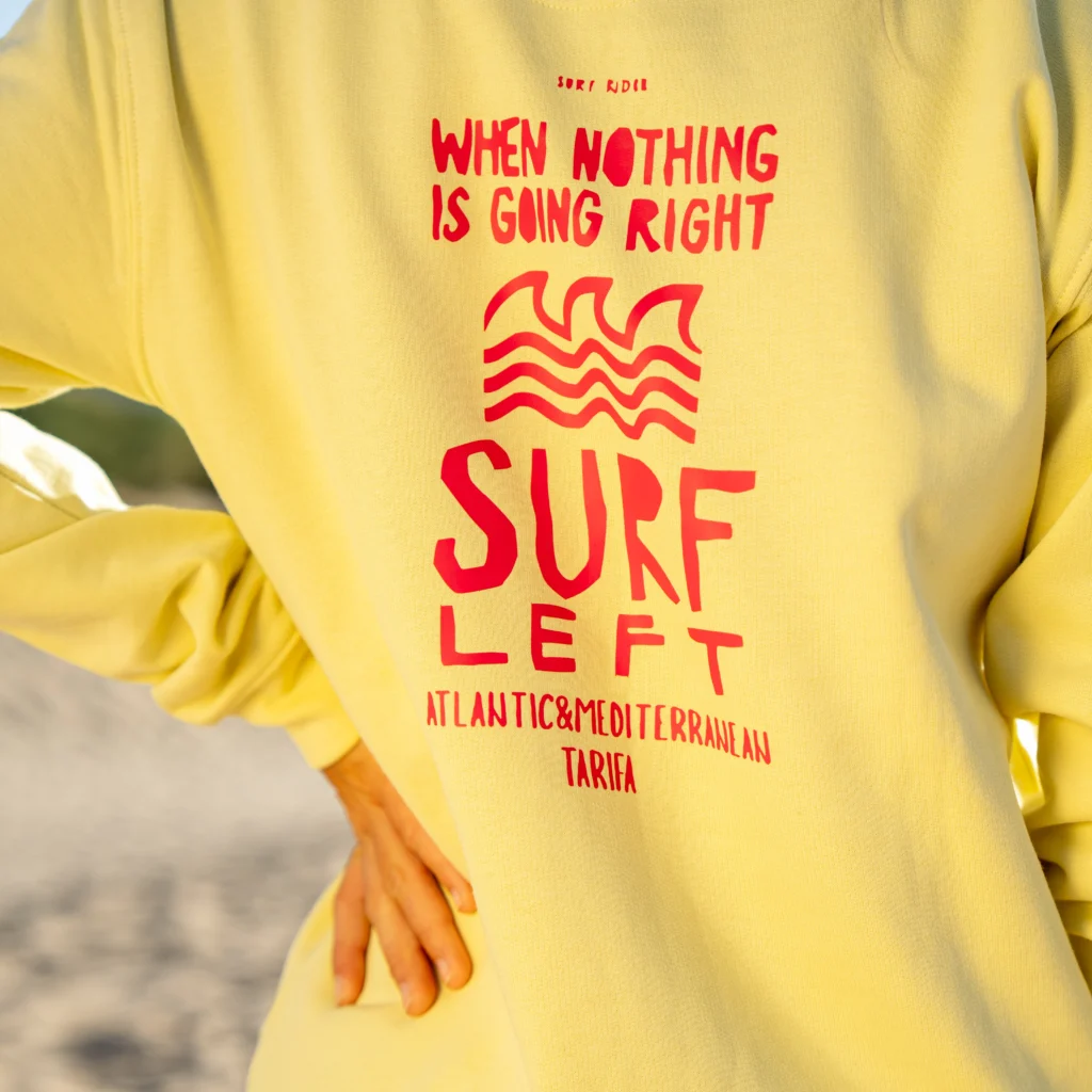 Sudadera Surf Left amarilla