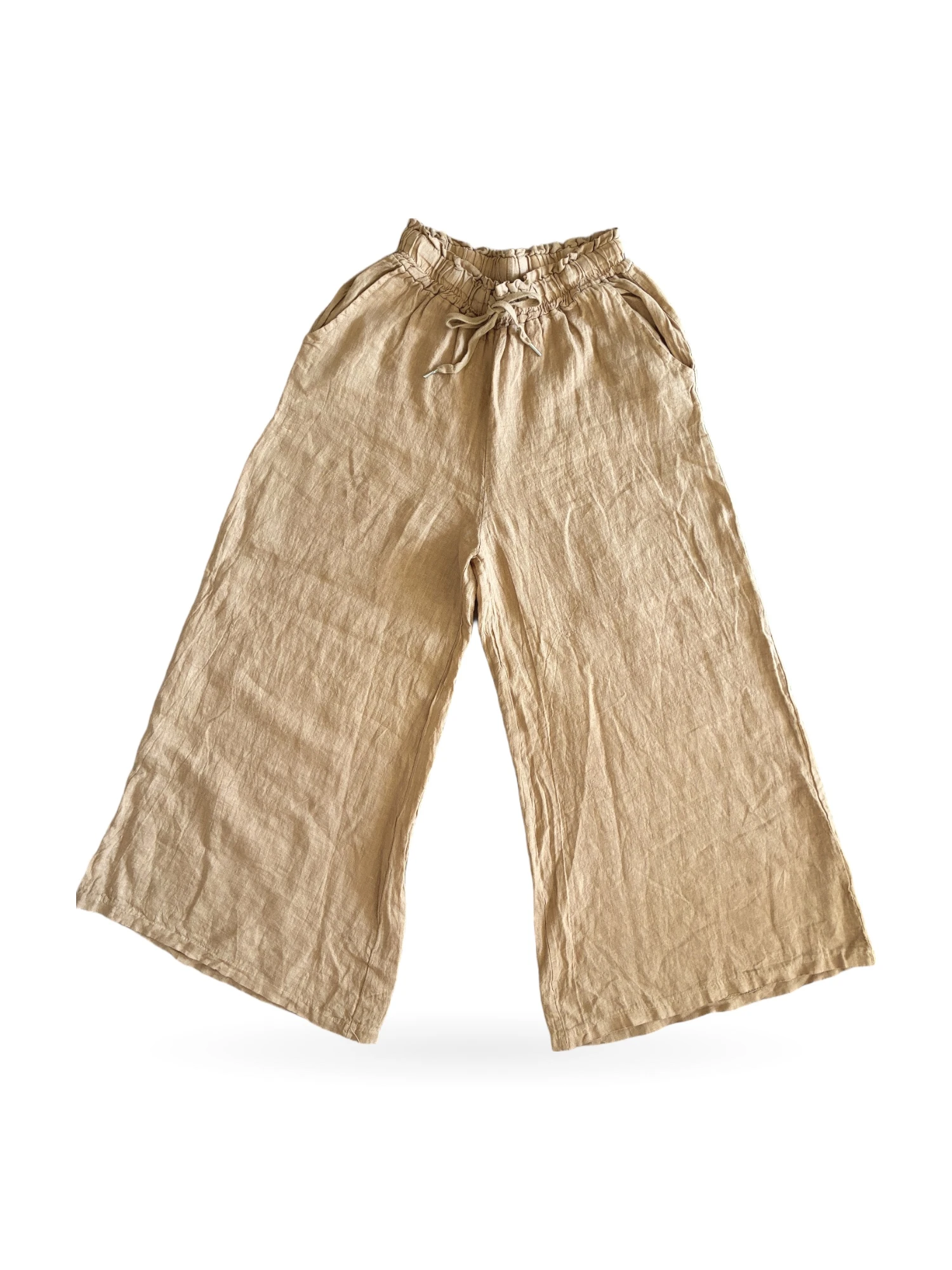 Pantalón de lino ancho