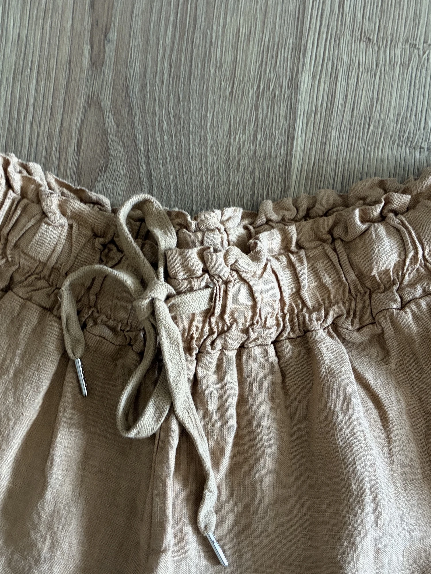 Pantalón de lino ancho
